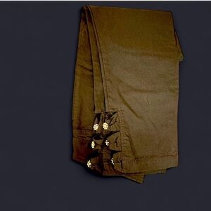 Black Pants with Button Detailing